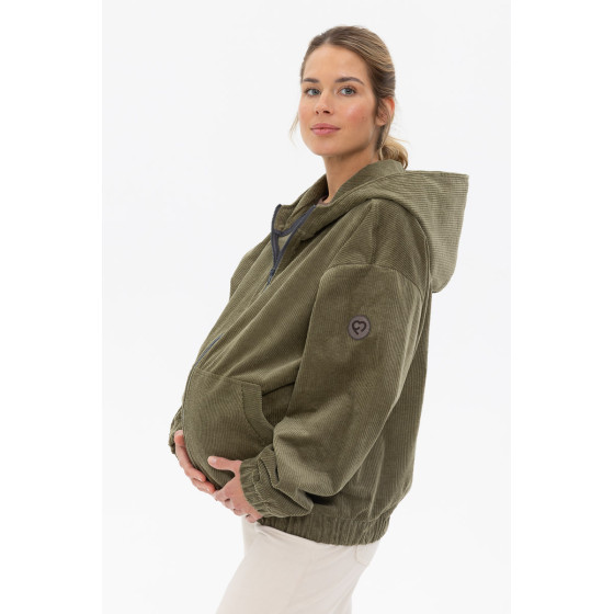 Fun2BeMum Corduroy 3 in 1 Maternity & Babywearing Bomber Jacket