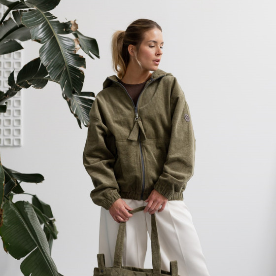 Fun2BeMum Corduroy 3 in 1 Maternity & Babywearing Bomber Jacket