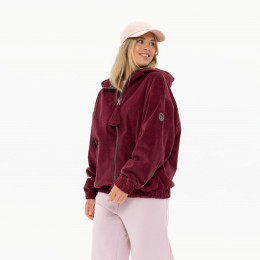 Fun2BeMum Corduroy 3 en 1 Veste Maternité & Portage en velours côtelé - Cherry - Burgundy