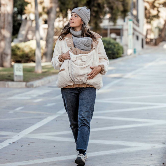 Fun2BeMum Bonnet pour bébé en laine mérinos Fun2bemum