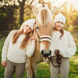 Fun2BeMum Merino Wool Hat for kids - Ecru