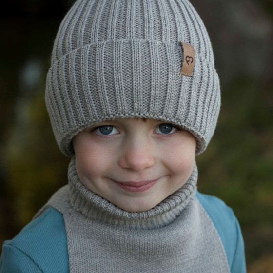 Fun2BeMum Merino wool turtle neck warmer for Kids