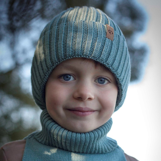 Fun2BeMum Merino wool turtle neck warmer for Kids