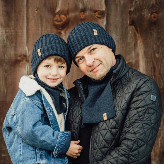 Fun2BeMum Merino wool turtle neck warmer for Kids