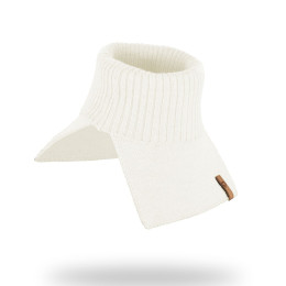 Fun2BeMum Merino wool turtle neck warmer for Kids - Ecru