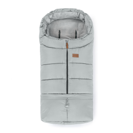 Petite&Mars Jibot - Chancelière universelle pour poussette 3 en1 - Gris  clair-  Quiet Grey