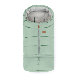 Petite&Mars Jibot - Chancelière universelle pour poussette 3 en1 - Vert clair - Pale Eucalypt