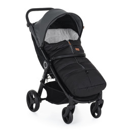 Petite&Mars Jibot - Chancelière universelle pour poussette 3 en1 - Noir - Ink Black