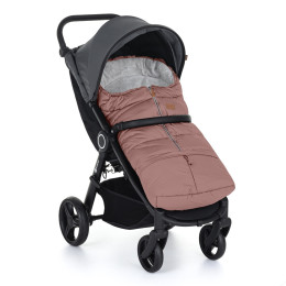 Petite&Mars Jibot - Chancelière universelle pour poussette 3 en1 - Rose - Dusty Pink