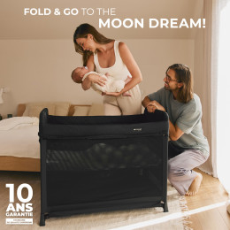 KinderKaft Moon Dream - Lit parapluie - Noir