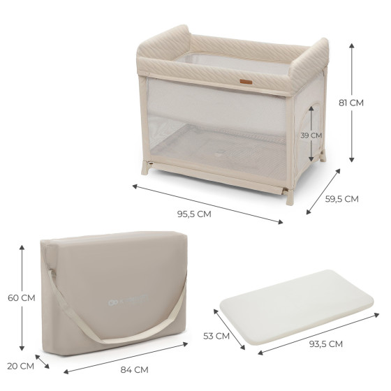 KinderKraft MOON DREAM Travel Bed for baby