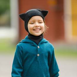Roysmart Bonnet Cagoule Chaud d'hiver pour Bébé Enfant, Bébé Chapeau d'hiver avec Doublure en Polaire Chaud Cache Oreilles pour Filles en Bas âge et Garçons de 2 à 7 Ans