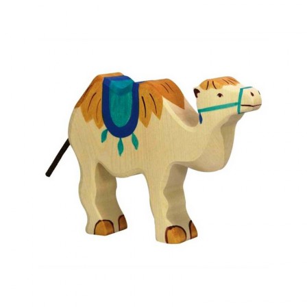 Vache  debout  noire Holztiger