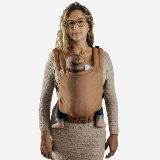 Guizy Brun Sarrasin - Porte-bébé physiologique dès la naissance Naturiou