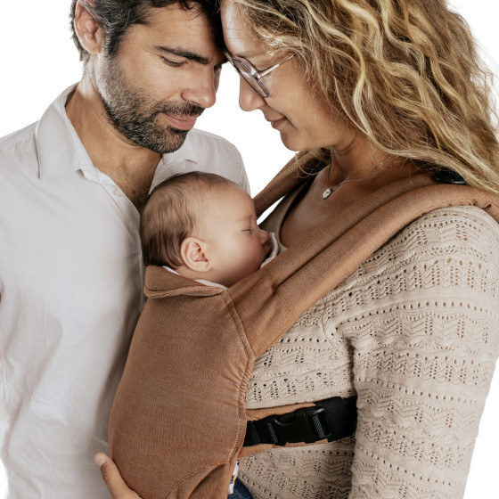 Naturioù Guizy Brun Sarrasin - Ergonomic baby carrier from birth