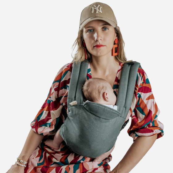 Naturioù Guizy Ergonomic Baby Carrier Green Brocéliande