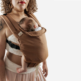 Naturioù Guizy Brun Sarrasin - Ergonomic baby carrier from birth