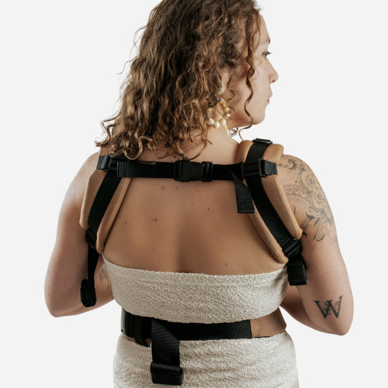 Naturioù Guizy Brun Sarrasin - Ergonomic baby carrier from birth