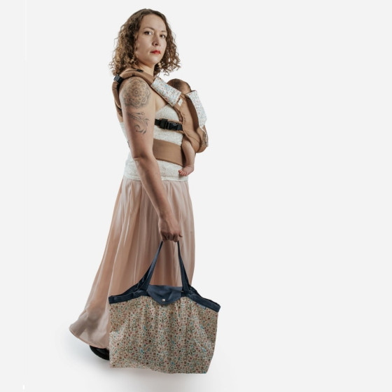 Guizy X PPMC - Porte-bébé physiologique avec accessoires Naturiou