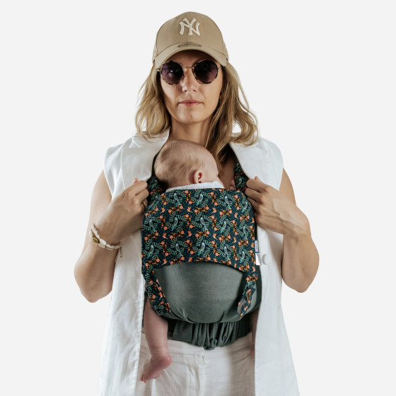 Guizy X PPMC - Porte-bébé physiologique avec accessoires Naturiou