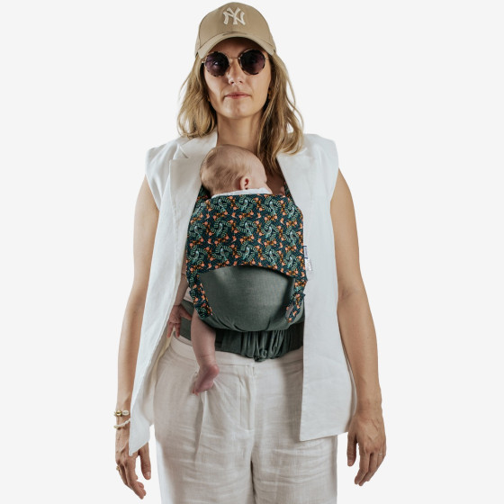 Guizy X PPMC - Porte-bébé physiologique avec accessoires Naturiou
