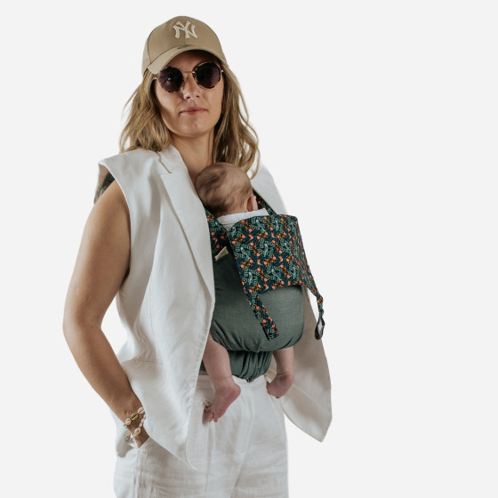 Guizy X PPMC - Porte-bébé physiologique avec accessoires Naturiou