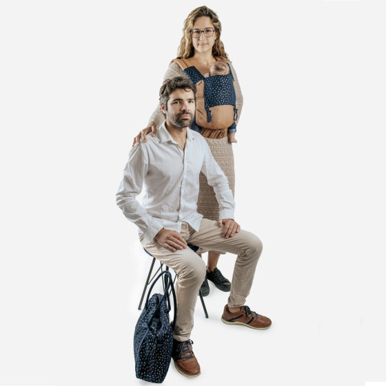 copy of  Naturioù Guizy Brun Sarrasin - Ergonomic baby carrier from birth