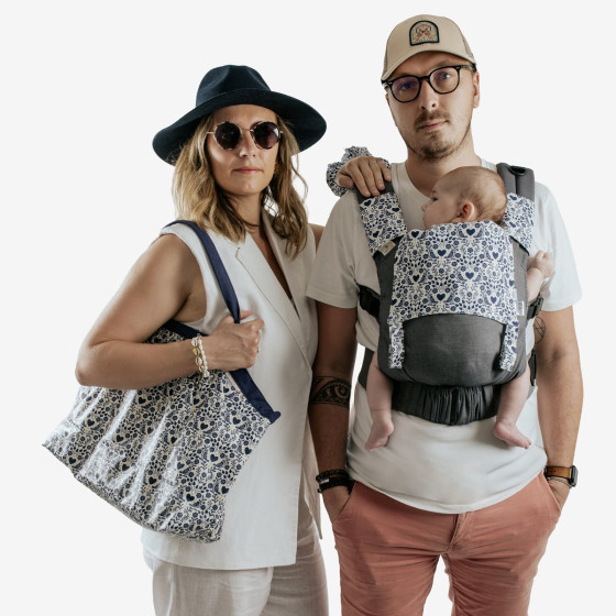 Guizy X PPMC - Ergonomic baby carrier from birth with accesories Guizy X PPMC - Ergonomic baby carrier from birth with accesories