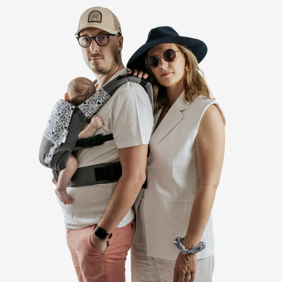 Guizy X PPMC - Ergonomic baby carrier from birth with accesories Guizy X PPMC - Ergonomic baby carrier from birth with accesories