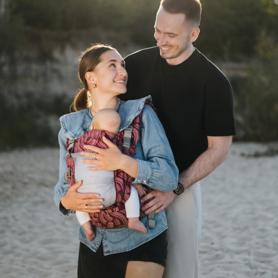 Love and Carry ONE Coral - Physiological baby carrier
