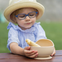 Petite&Mars - Take&Match - Bol en silicone avec ventouse Petite & Mars