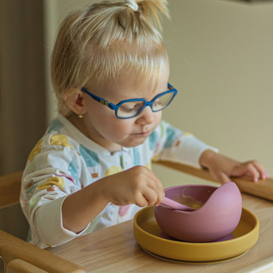 Petite&Mars - Take&Match - Bol en silicone avec ventouse Petite & Mars