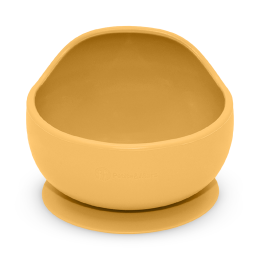Petite&Mars - Silicone bowl with suction pad TAKE&MATCH 6m+ - Intense-Ochre