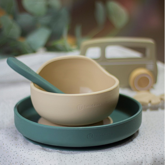 Petite&Mars - Take&Match - Bol en silicone avec ventouse Petite & Mars