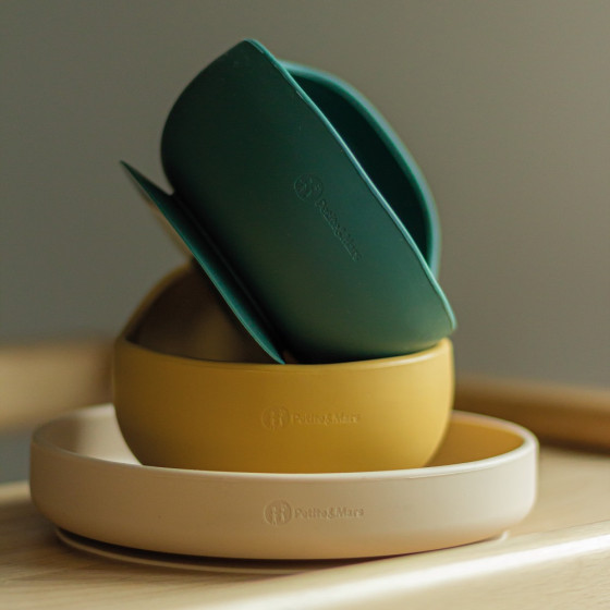 Petite&Mars - Silicone bowl with suction pad TAKE&MATCH 6m+