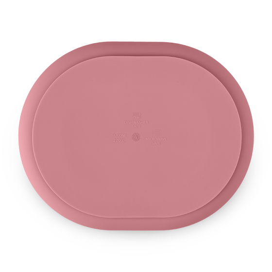 Petite&Mars - Silicone divided plate oval with suction pad TAKE&MATCH 6m+