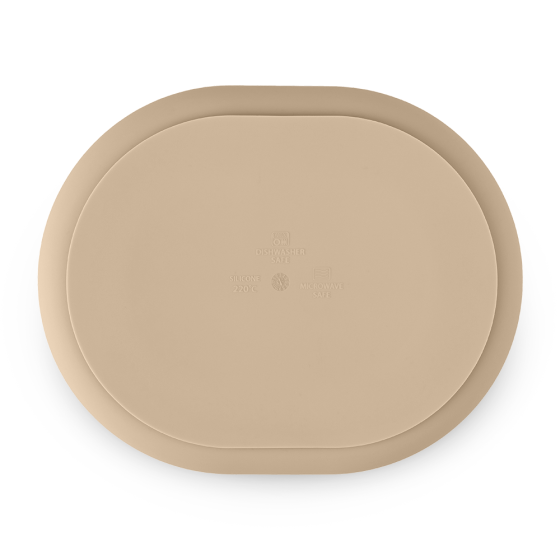 Petite&Mars - Silicone divided plate oval with suction pad TAKE&MATCH 6m+