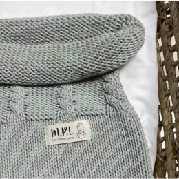 Ma Petite Laine Mon Cocon Malin - Cocon d'emmaillotage en coton - Vert Laine