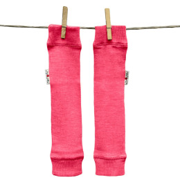 Manymonths Tube Warmers - Jambières / Mitaine en laine Mérinos - Pop Pink