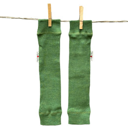 ManyMonths Natural Woollies Tube Warmers for Arms and Legs - Forest Floor Green