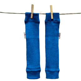 ManyMonths Natural Woollies Tube Warmers for Arms and Legs - Classic Blue