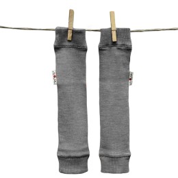 ManyMonths Natural Woollies Tube Warmers for Arms and Legs - Elephant Grey