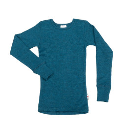 ManyMonths Natural Woollies Shirt Long Sleeve - SeaBreez Teal