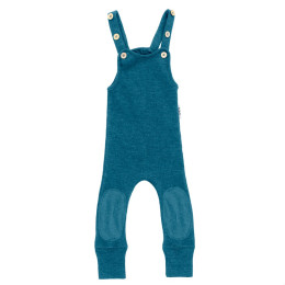 Manymonths Romper Playsuit - Salopette en Laine Mérinos pour Bébé - SeaBreez Teal