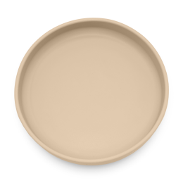 Petite&Mars - Take&Match - Assiette ronde en silicone avec ventouse Petite & Mars