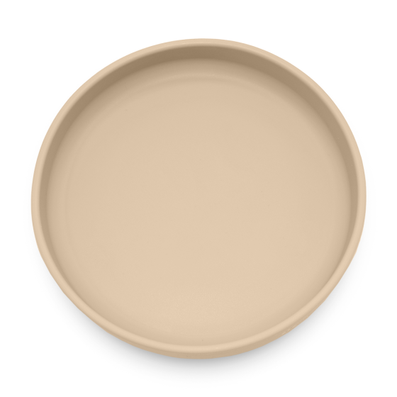 Petite&Mars - Take&Match - Assiette ronde en silicone avec ventouse Petite & Mars