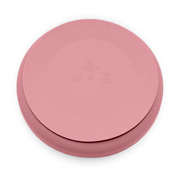 Petite&Mars - Silicone round plate with suction pad TAKE&MATCH 6m+