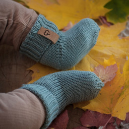 Fun2BeMum Chaussettes pour bébé en laine mérinos