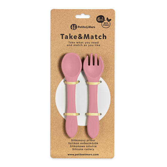 Petite&Mars - Silicone Cutlery TAKE&MATCH 6m+