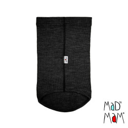 MaM/MaD Natural Woollies Neck Tube Scarf - Foggy Black